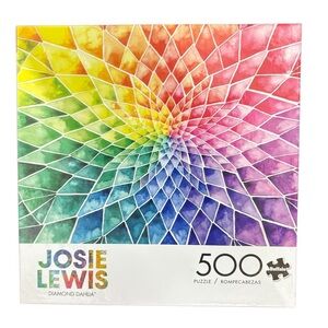 Josie Lewis “Diamond Dahlia” 500 Piece Puzzle